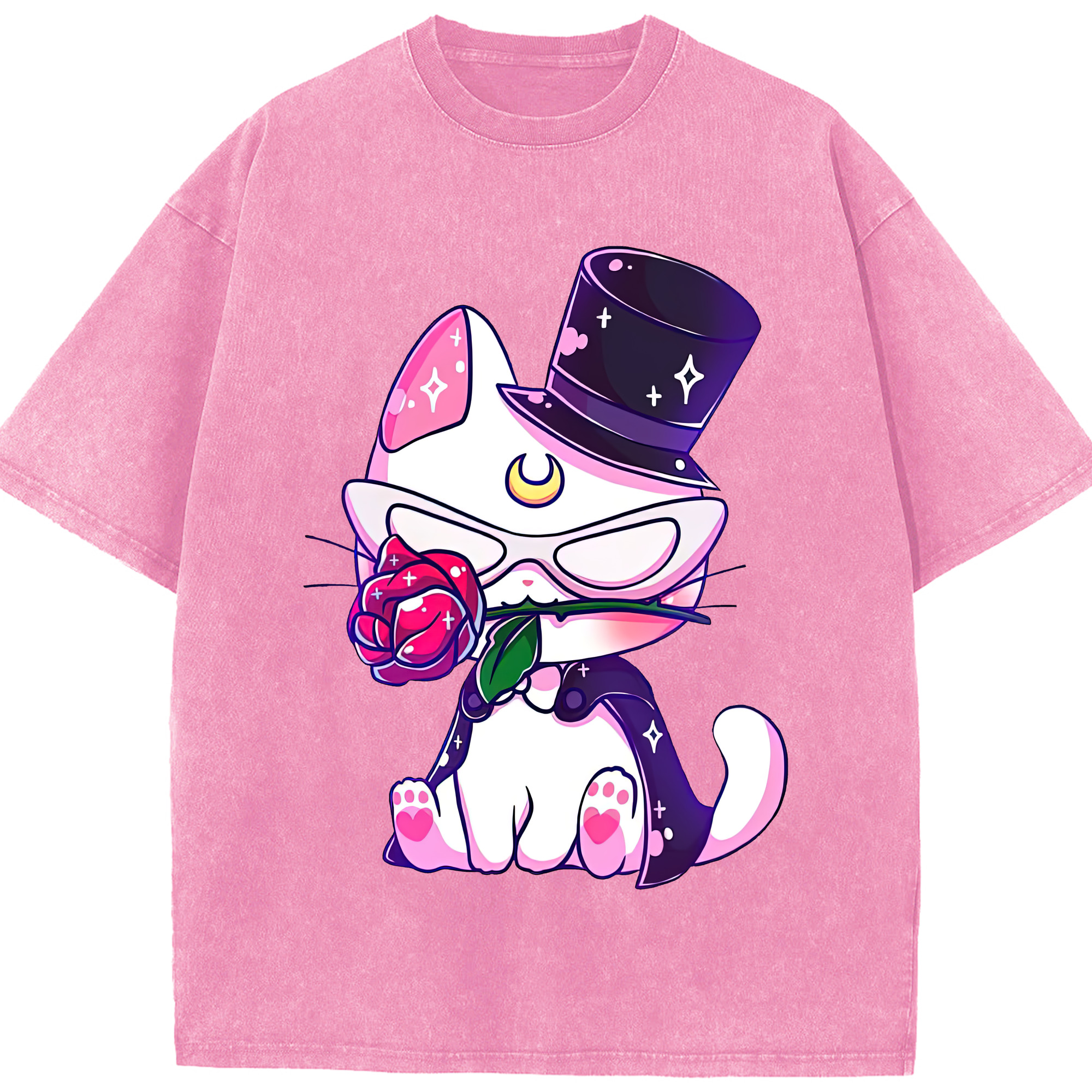 （画像用） 美少女戦士セーラームーン Sailor Moon 綿100% ヴィンテージ風 半袖Tシャツ（フロントプリント）